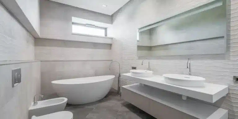 matériaux pour une salle de bain