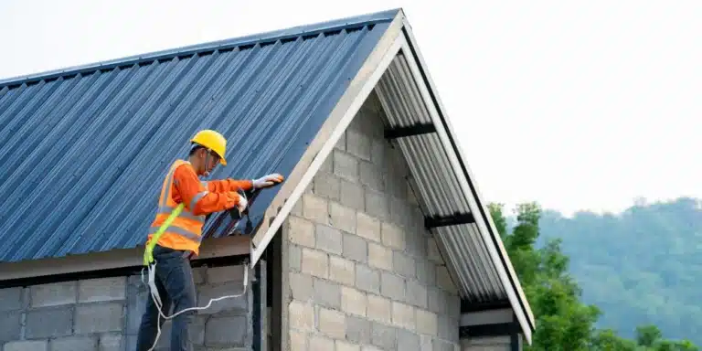 toiture maison en bac acier