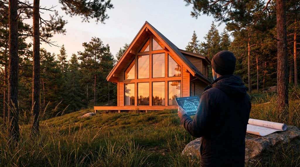 vision architecturale avec inconvénients maison en a