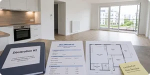 Documents administratifs dans un appartement moderne