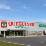 Façade agence Quéguiner Matériaux en Bretagne distributeur régional de matériaux de construction