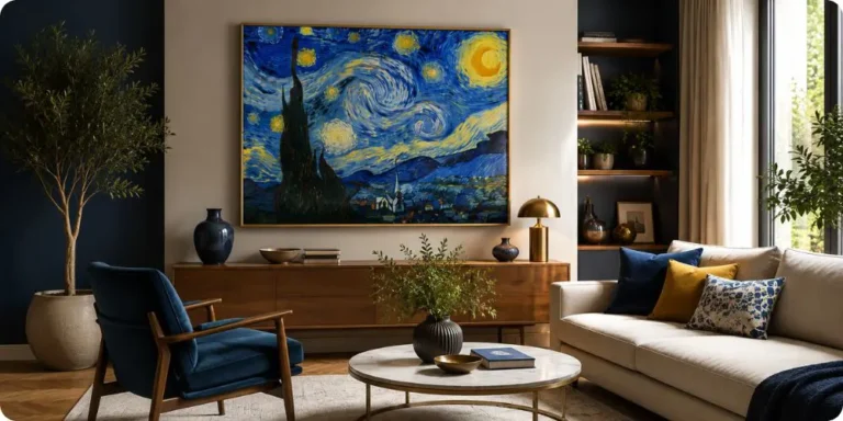 Intégrer un tableau Van Gogh dans sa décoration rénovée