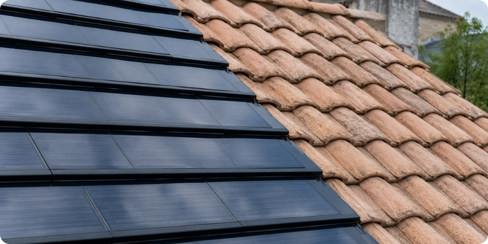 Tuile photovoltaïque intégrée en toiture, prix au m2 2026