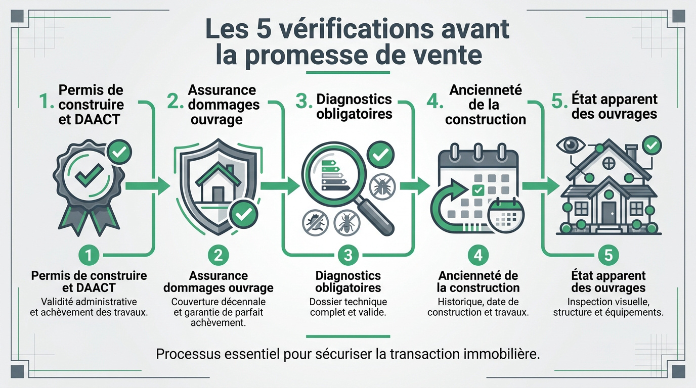 Vérification des documents administratifs et de la structure d'une maison construite par un particulier